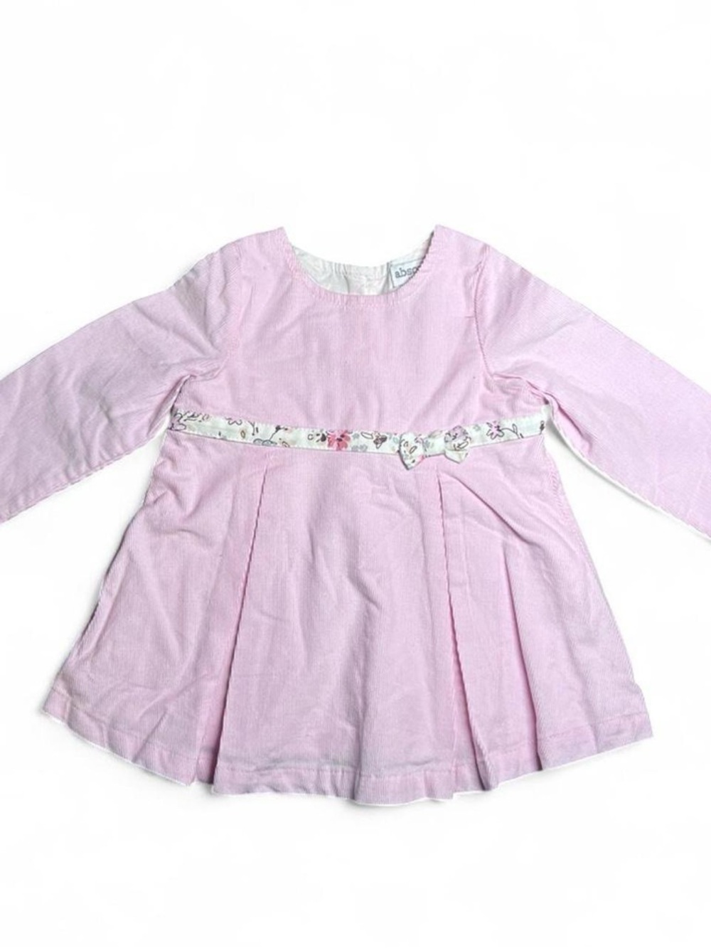 Vintage baby pink corduroy Dress